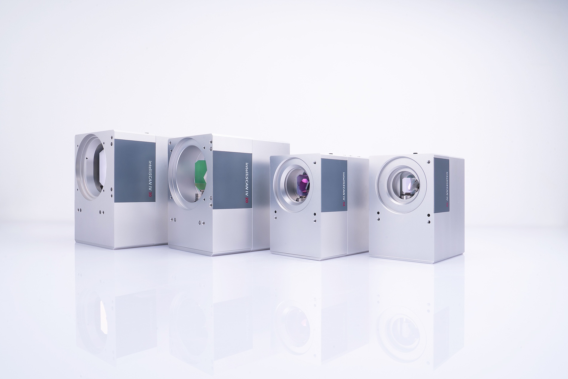 The compact high-performance scan heads of the intelliSCAN IV product family