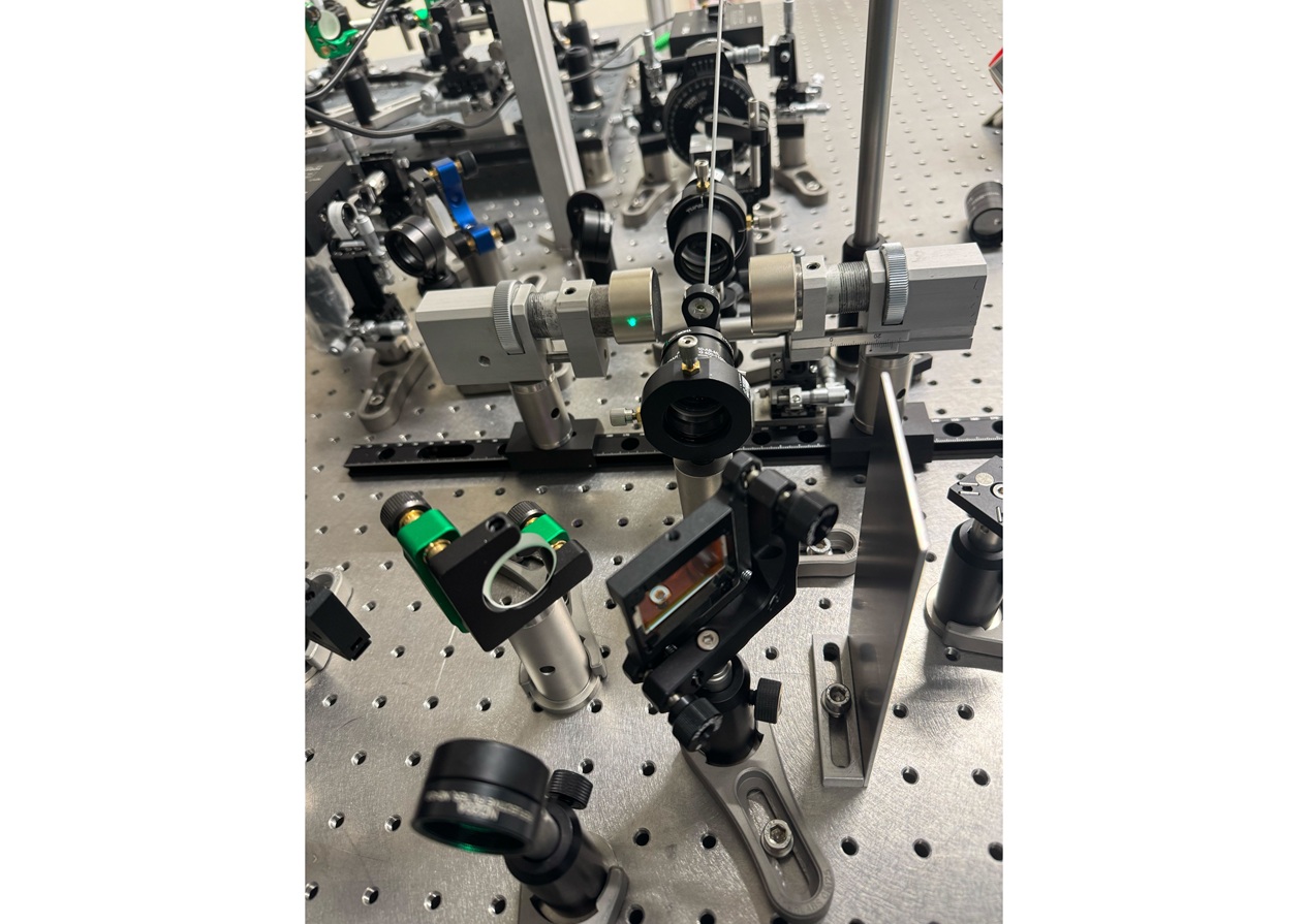 Experimental setup, Bossini group, at the University of Konstanz.