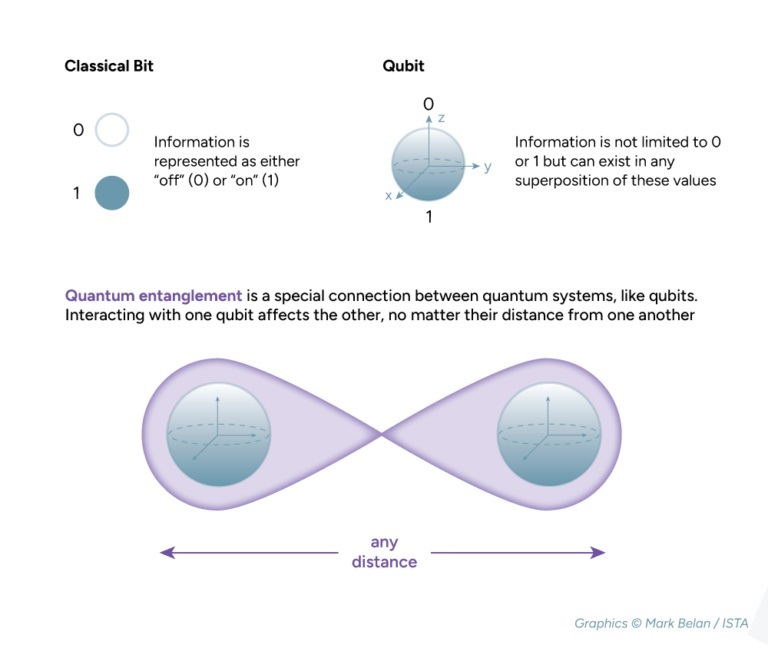 Qubits are the basic informational units of quantum computers.